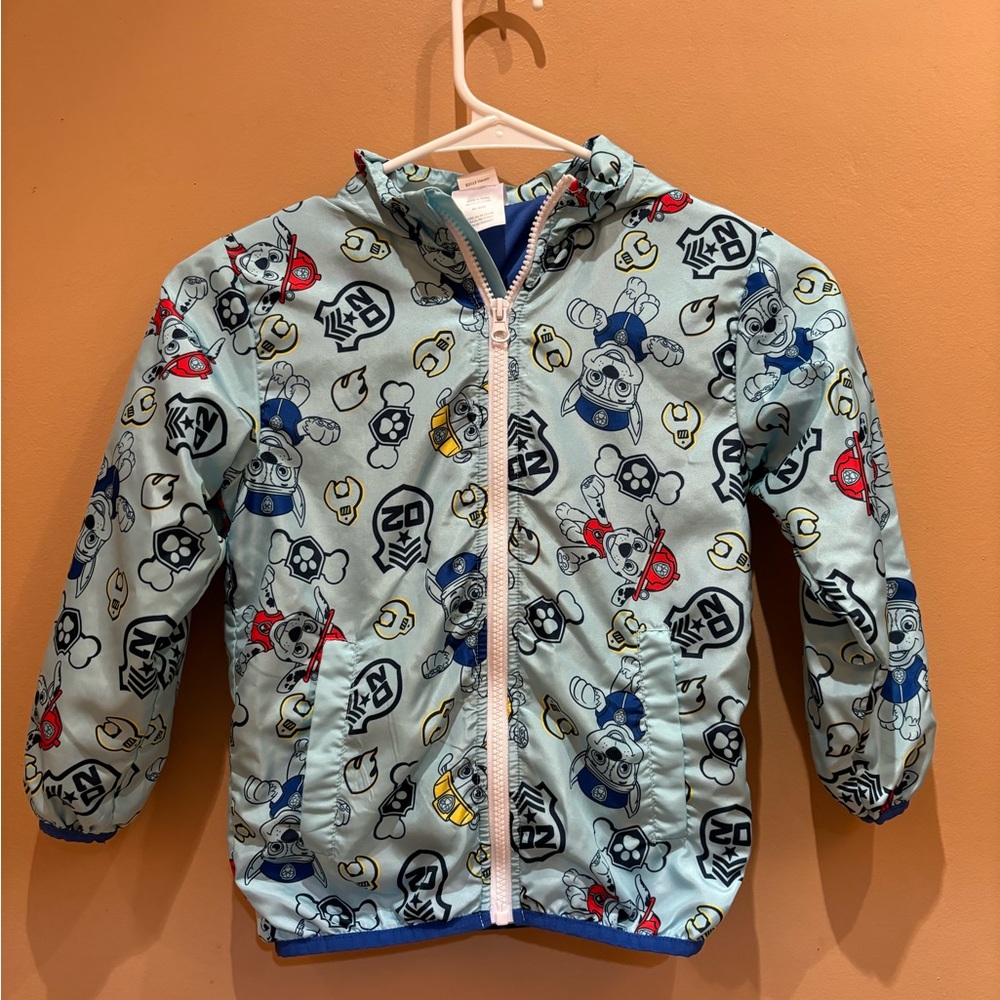 Paw Patrol Nickelodeon Zip up Hooded Jacket Size 6